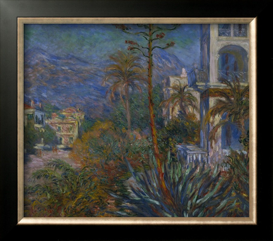 The Villas at Borighera - Claude Monet Paintings